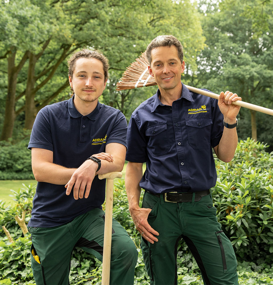 Nic und Thorsten Adrian | Gärtnermeister, Friedhofsgärtner Adrian